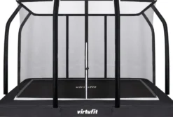 VirtuFit Premium Inground Trampoline met Veiligheidsnet - Zwart - 213 x 305 cm