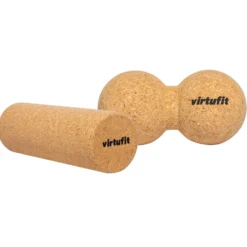 VirtuFit Premium Kurk Massage Set - 2-Delig - Ecologisch