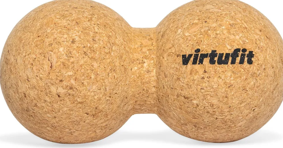 VirtuFit Premium Kurk Massage Set - 2-Delig - Ecologisch