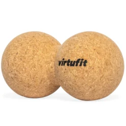 VirtuFit Premium Kurk Peanut Ball - Dual Massagebal - Ecologisch