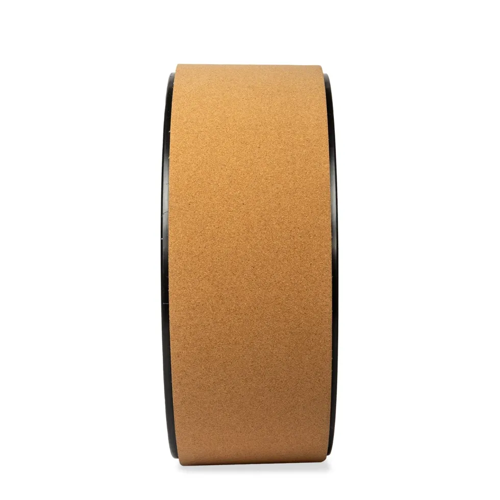 VirtuFit Premium Kurk Yoga Wiel - Ecologisch - 33 cm