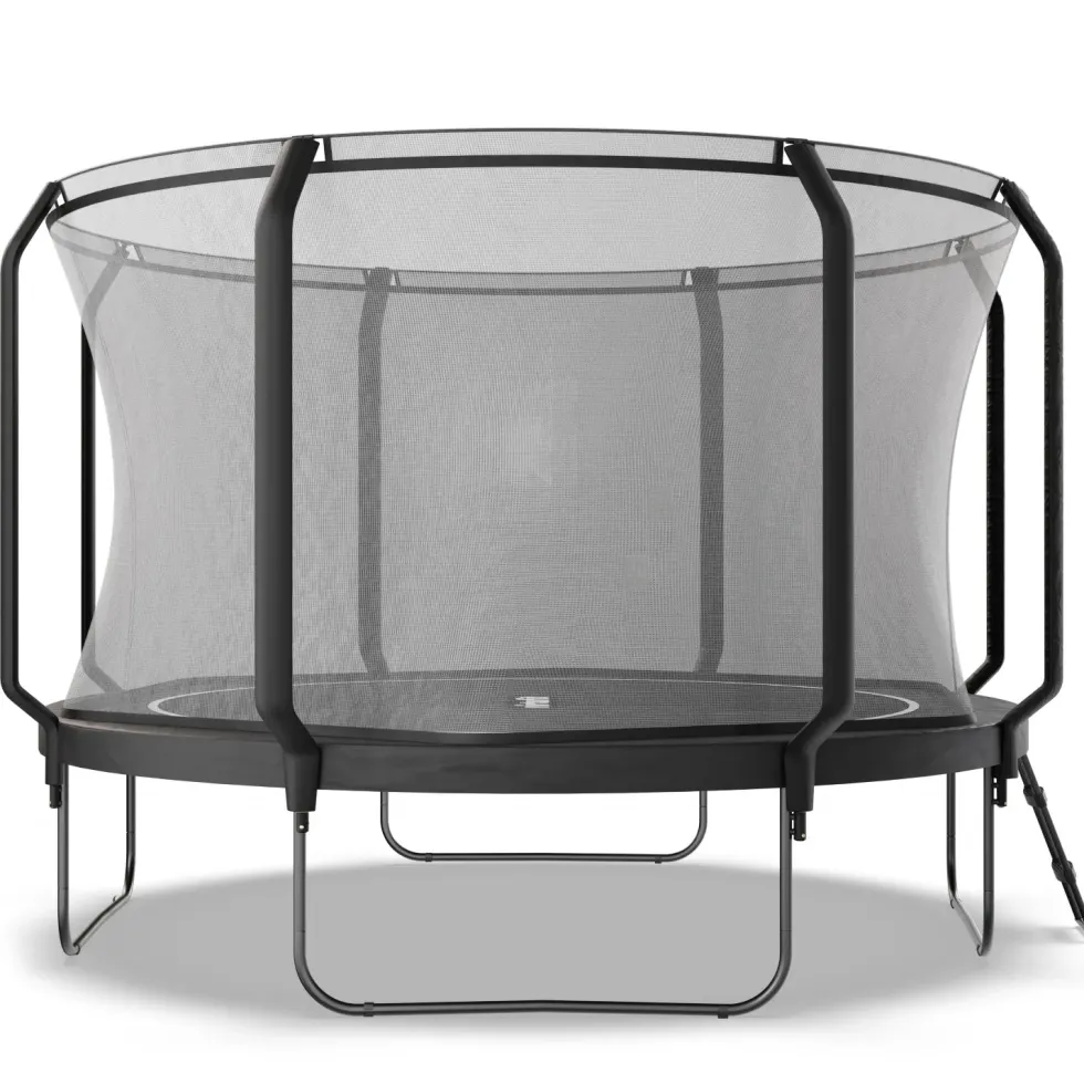 VirtuFit Premium Trampoline met Veiligheidsnet - Zwart - 366 cm
