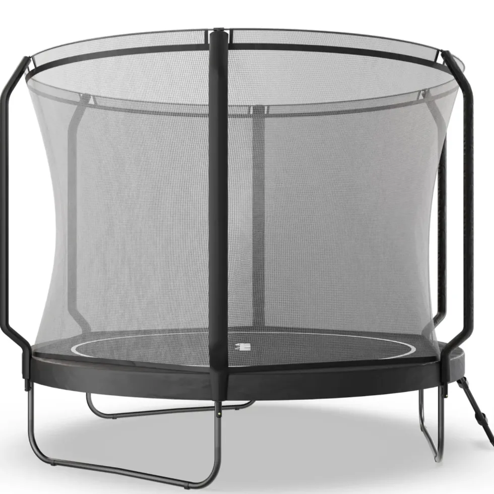 VirtuFit Premium Trampoline met Veiligheidsnet - Zwart - 305 cm