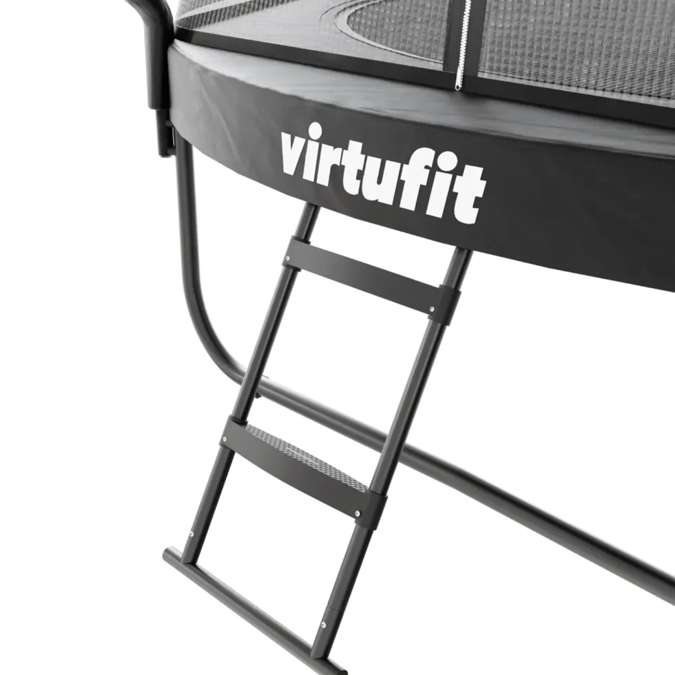 VirtuFit Premium Trampoline met Veiligheidsnet - Zwart - 305 cm