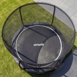 VirtuFit Premium Trampoline met Veiligheidsnet - Zwart - 305 cm