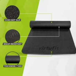 VirtuFit Premium Universele Vloermat - Beschermmat - 200 x 90 cm