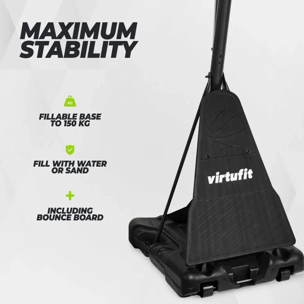 VirtuFit Premium Verstelbare Basketbalpaal - 245 tot 305 cm