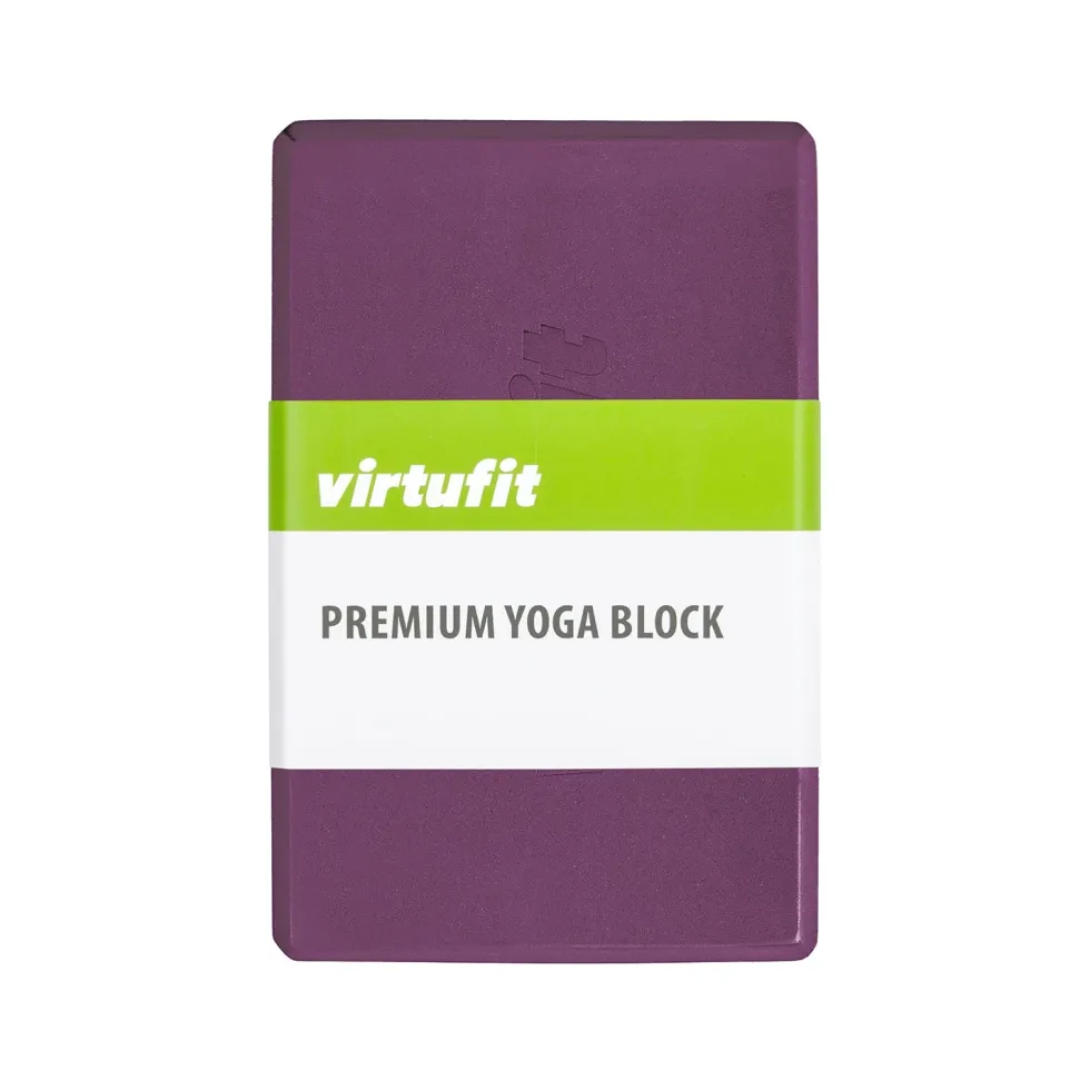 VirtuFit Premium Yoga Blok - EVA Foam - Mulberry