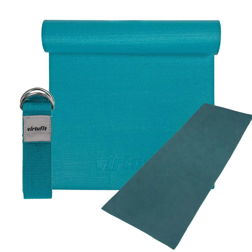 VirtuFit Premium Yoga Kit - 3-Delig - Ocean Green