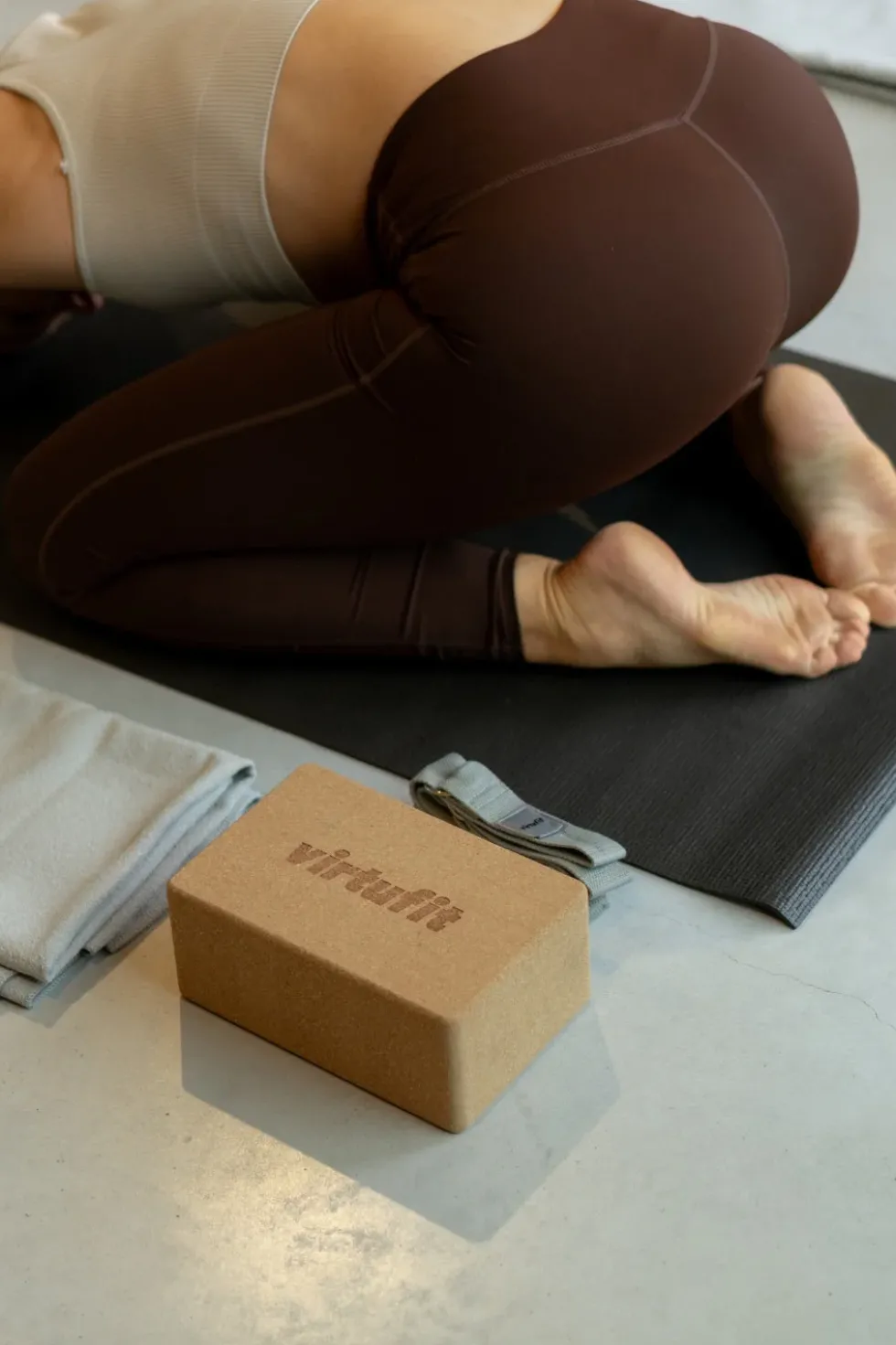 VirtuFit Premium Yoga Kit - 3-Delig - Ocean Green