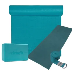 VirtuFit Premium Yoga Kit - 4-Delig - Ocean Green