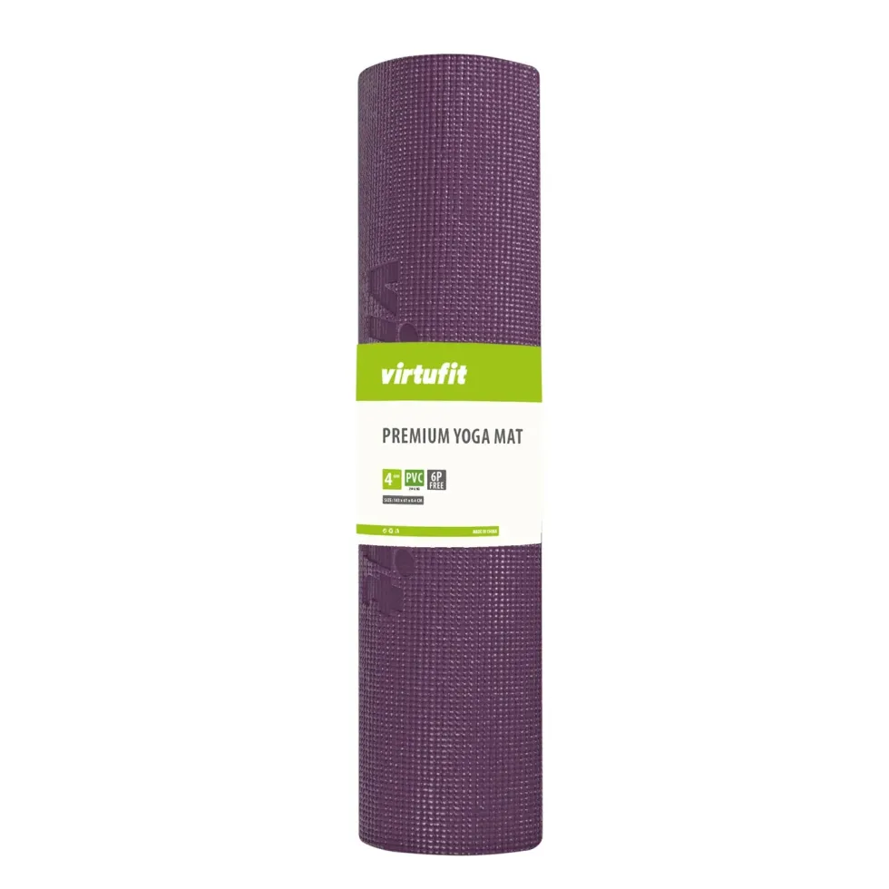 VirtuFit Premium Yogamat - 183 x 61 x 0,4 cm - Mulberry Leaf