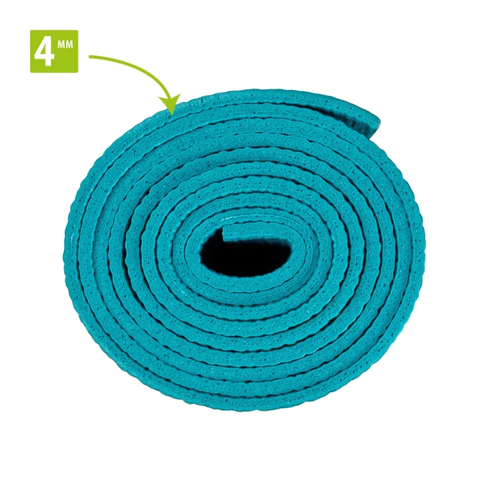 VirtuFit Premium Yogamat - 183 x 61 x 0,4 cm - Ocean Green Forest
