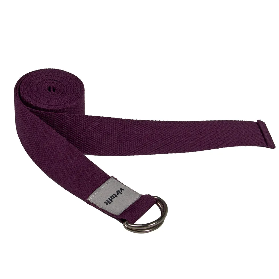 VirtuFit Premium Yoga Riem - 250 cm - Mulberry