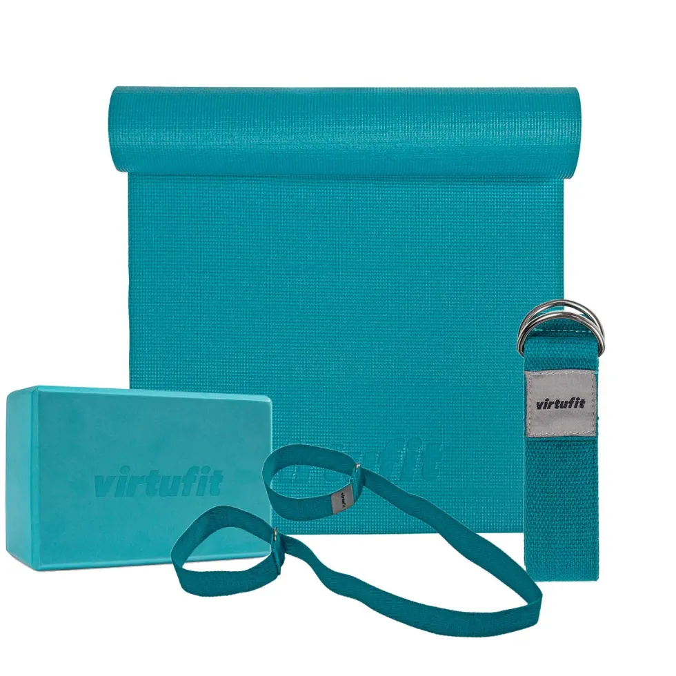 VirtuFit Premium Yoga Set - 4-Delig - Ocean Green