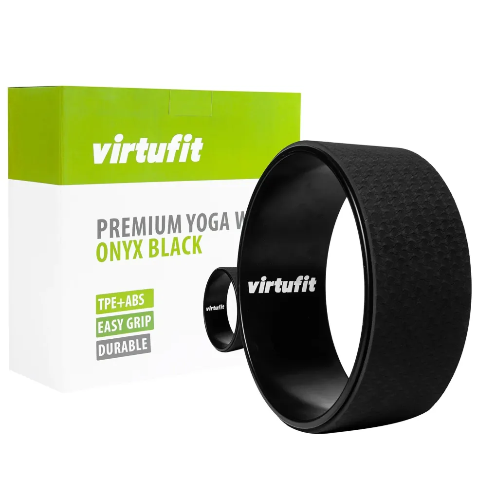 VirtuFit Premium Yoga Wiel - 33 cm - Onyx Black