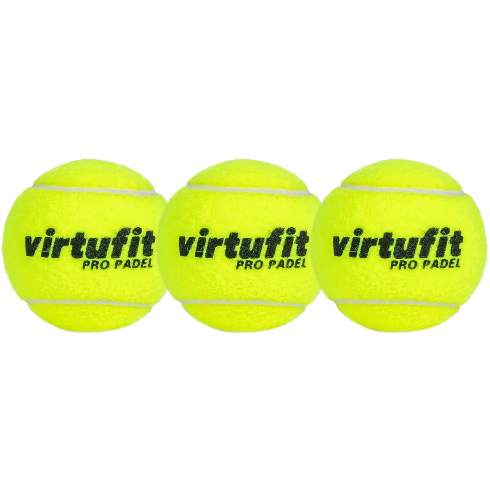 VirtuFit Pro Padel Ballen - Set / 3 ballen