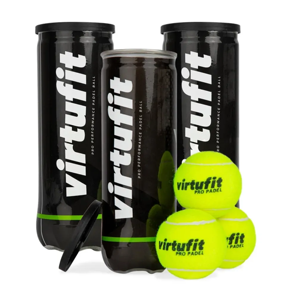 VirtuFit Pro Padel Ballen - Set / 3 x 3 ballen