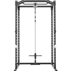 VirtuFit PR100 Power Rack met Lat Attachment - Squat Rack - Inclusief Pulley Station - Krachtstation