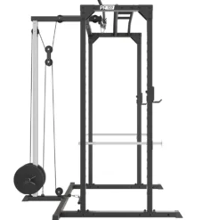VirtuFit PR100 Power Rack met Lat Attachment - Squat Rack - Inclusief Pulley Station - Krachtstation