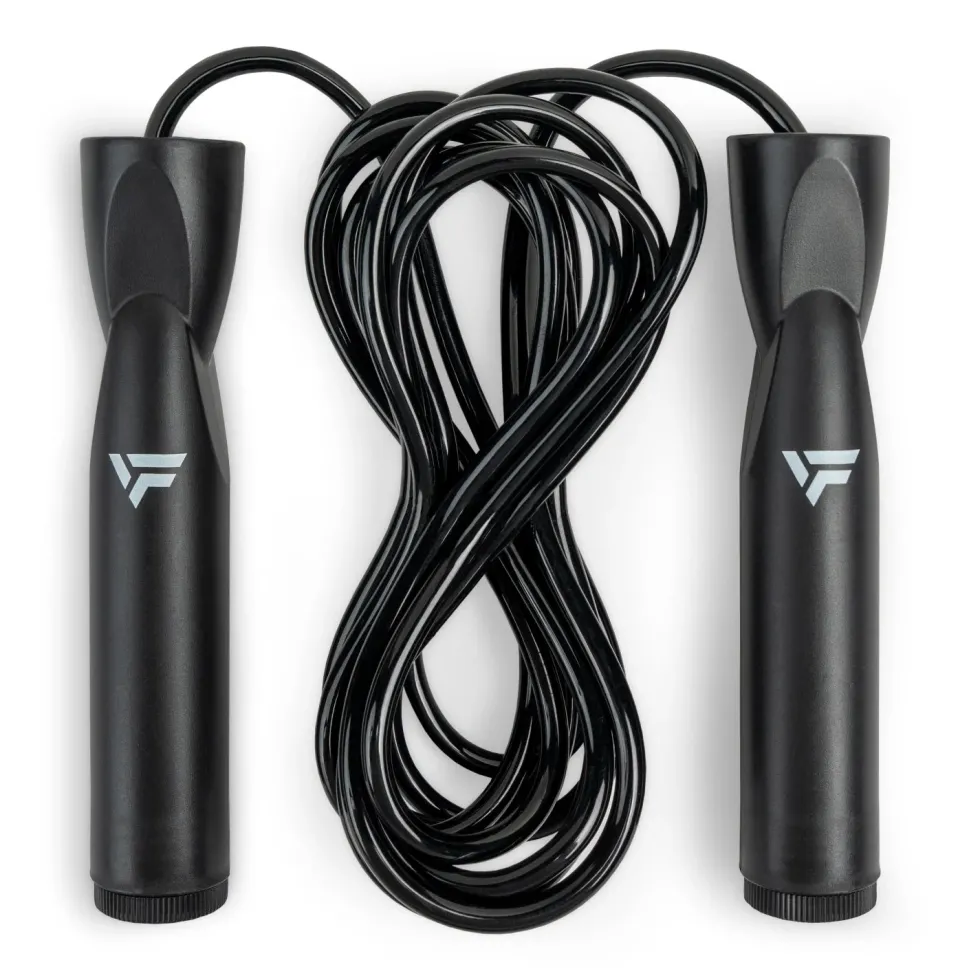 VirtuFit PVC Springtouw - Zwart