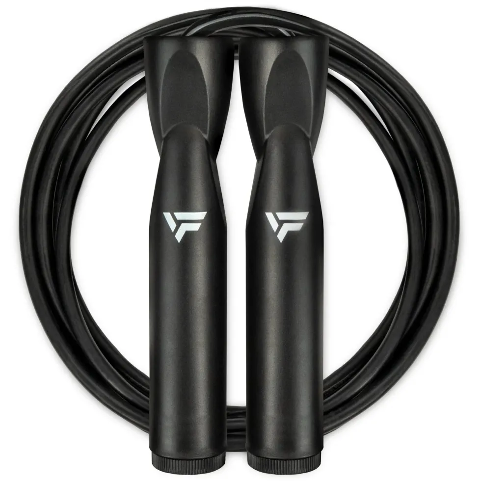 VirtuFit PVC Springtouw - Zwart