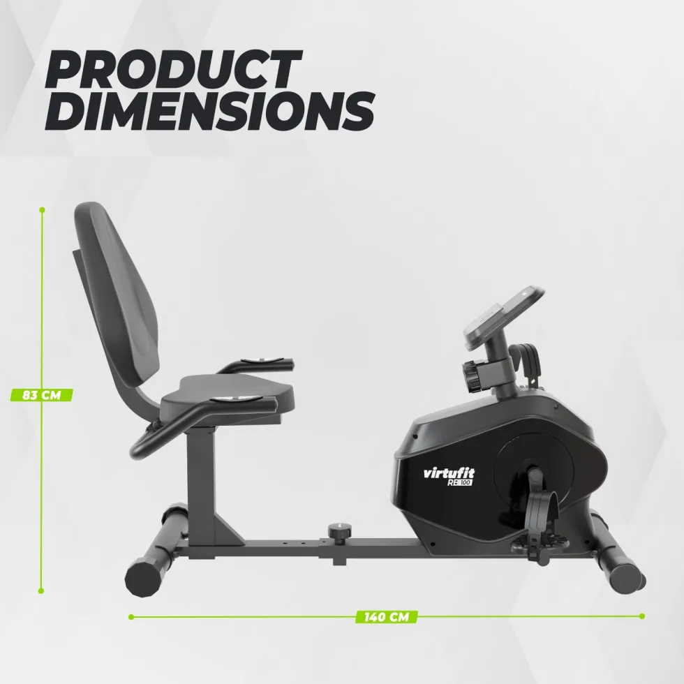 VirtuFit RB100 Recumbent Bike Ligfiets - 2026 model