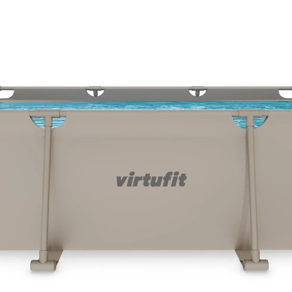 VirtuFit Rechthoekig Zwembad - 300 x 210 x 66 cm - Beige