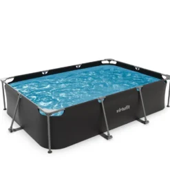VirtuFit Rechthoekig Zwembad - 300 x 210 x 66 cm - Antraciet