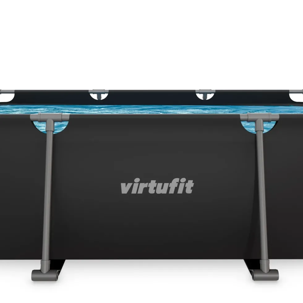 VirtuFit Rechthoekig Zwembad - 300 x 210 x 66 cm - Antraciet