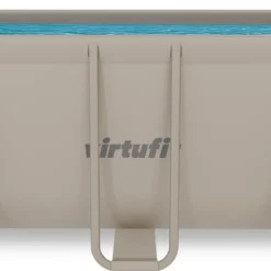 VirtuFit Rechthoekig Zwembad 400 x 200 x 122 cm - Beige - Compleet Pakket