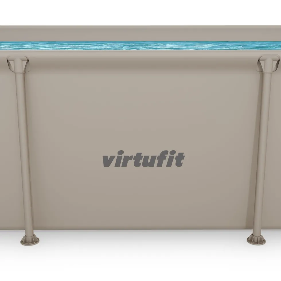 VirtuFit Rechthoekig Zwembad - 260 x 180 x 66 cm - Beige
