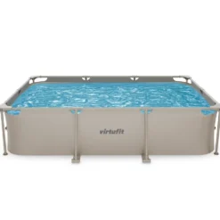 VirtuFit Rechthoekig Zwembad - 300 x 210 x 66 cm - Beige - Compleet Pakket