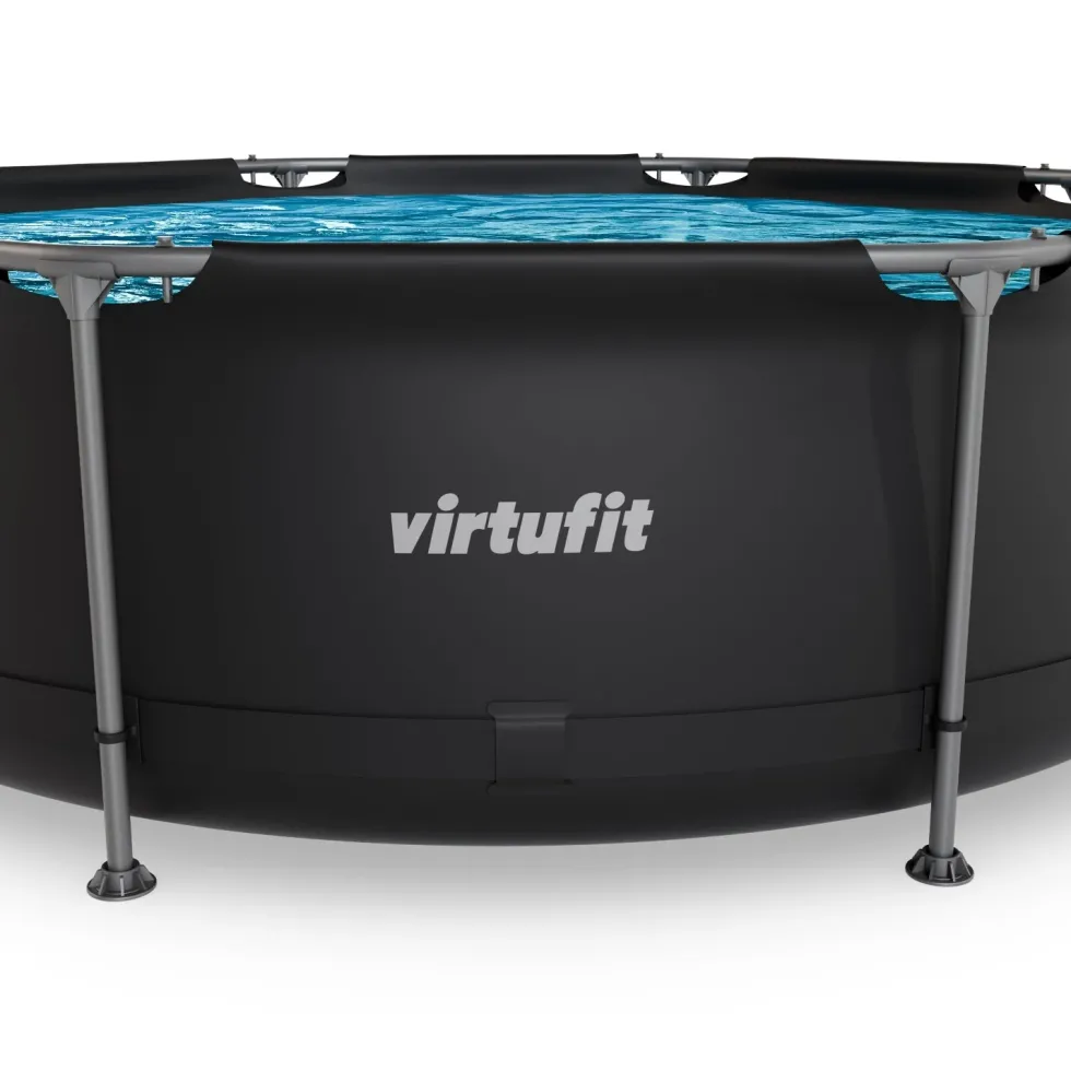 VirtuFit Rond Zwembad - Ø244 x 76 cm - Antraciet