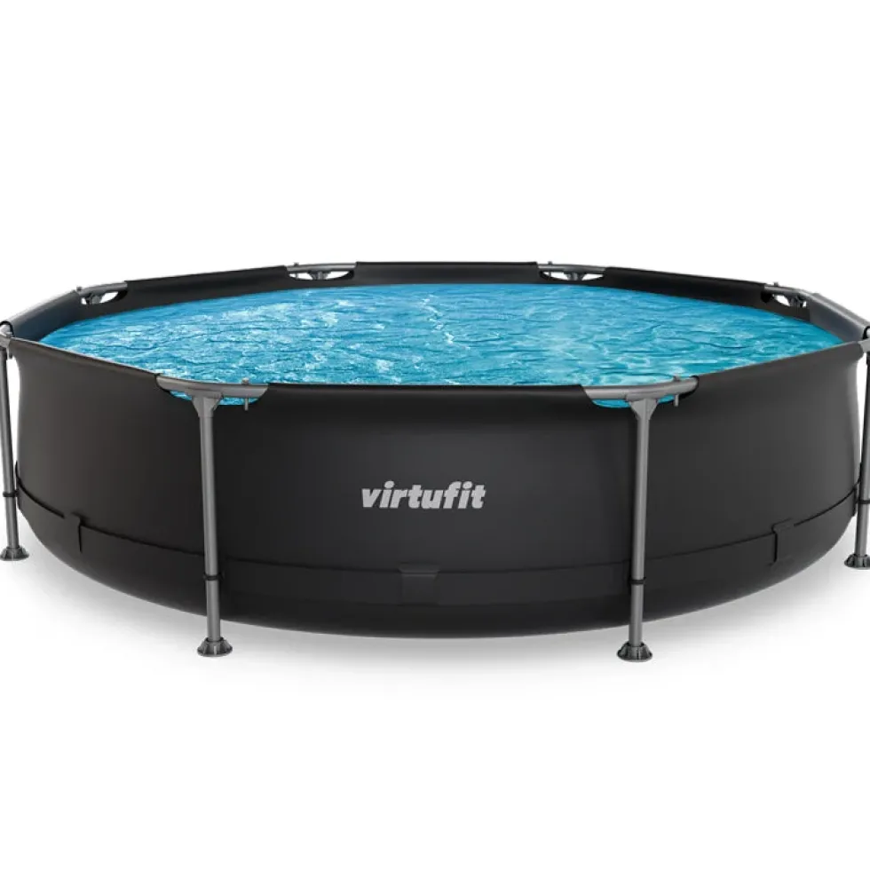 VirtuFit Rond Zwembad - Ø305 x 76 cm - Antraciet