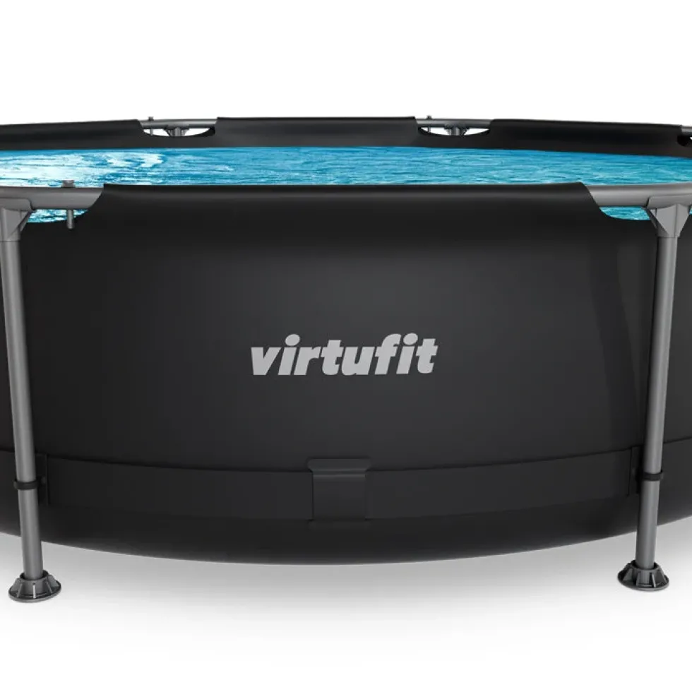 VirtuFit Rond Zwembad - Ø305 x 76 cm - Antraciet