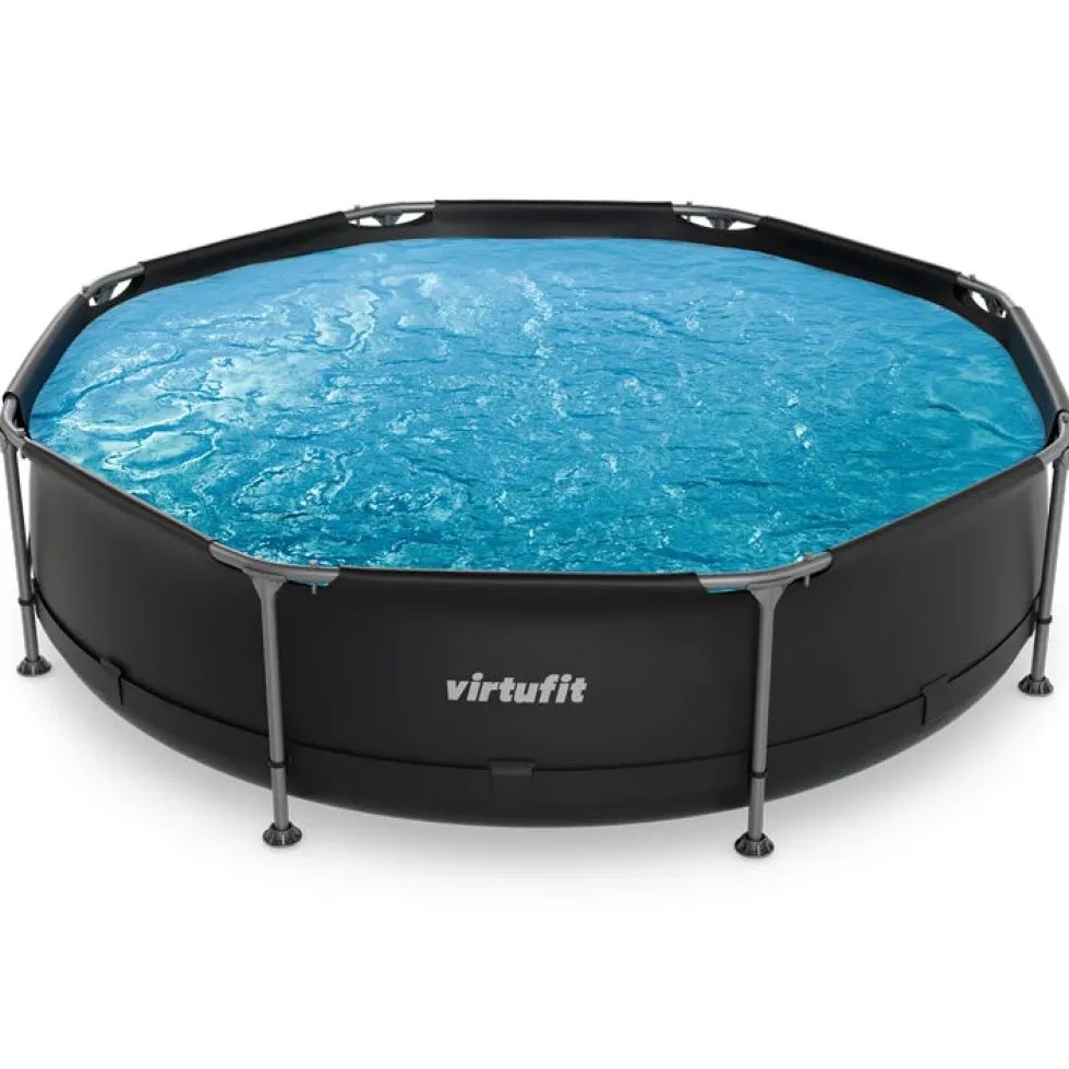 VirtuFit Rond Zwembad - Ø305 x 76 cm - Antraciet