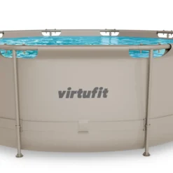 VirtuFit Rond Zwembad - Ø366 x 100 cm - Beige - Inclusief Filterpomp