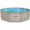 VirtuFit Rond Zwembad - Ø366 x 100 cm - Beige