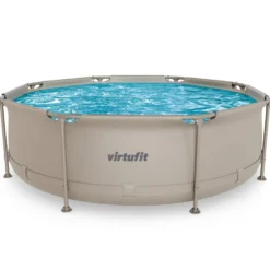 VirtuFit Rond Zwembad - Ø244 x 76 cm - Beige