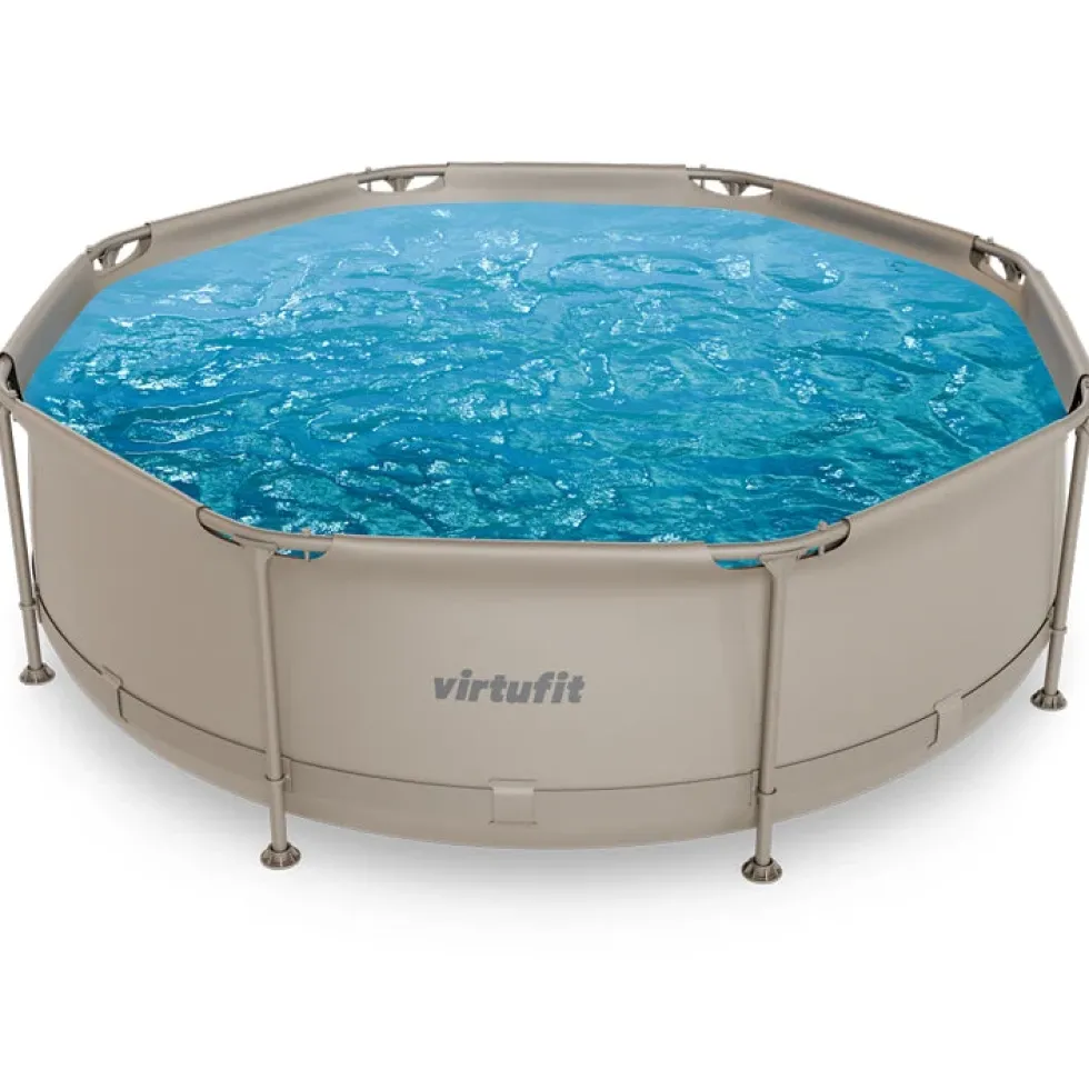 VirtuFit Rond Zwembad - Ø244 x 76 cm - Beige