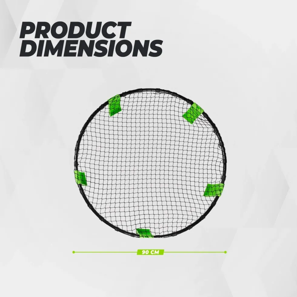 VirtuFit Roundnet RN90 Pro - Met 3 ballen en opbergtas