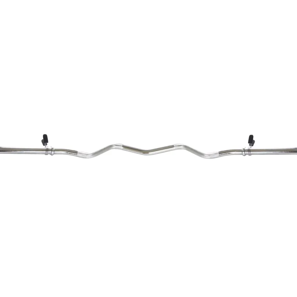 VirtuFit Rubberen Halterset - EZ Curlstang - Veerclip - 30 mm - 43 kg