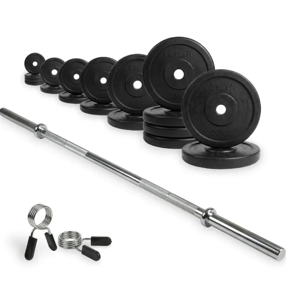 VirtuFit Rubberen Halterset - 150kg