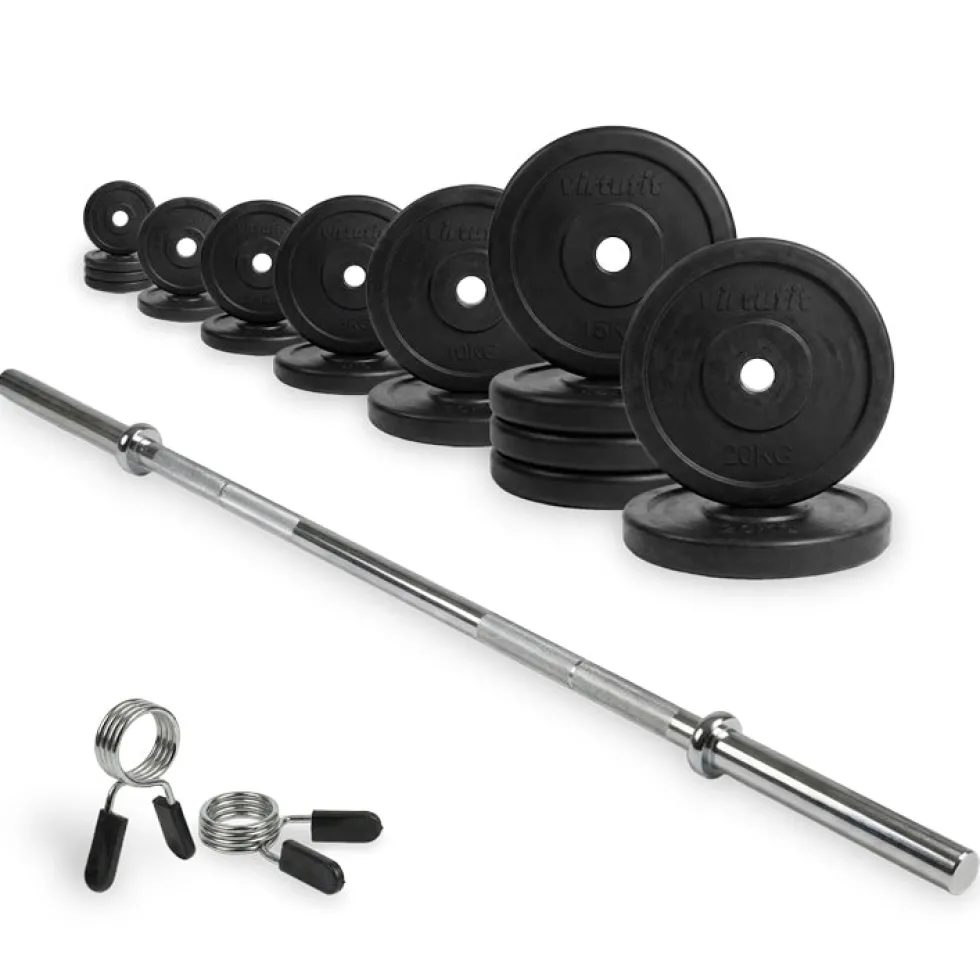 VirtuFit Rubberen Halterset - 150kg