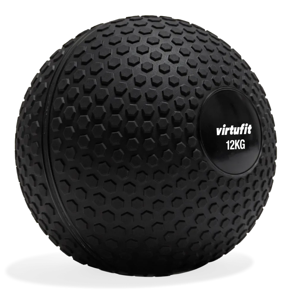 VirtuFit Slam Ball - Fitness Bal - 12 kg - Zwart