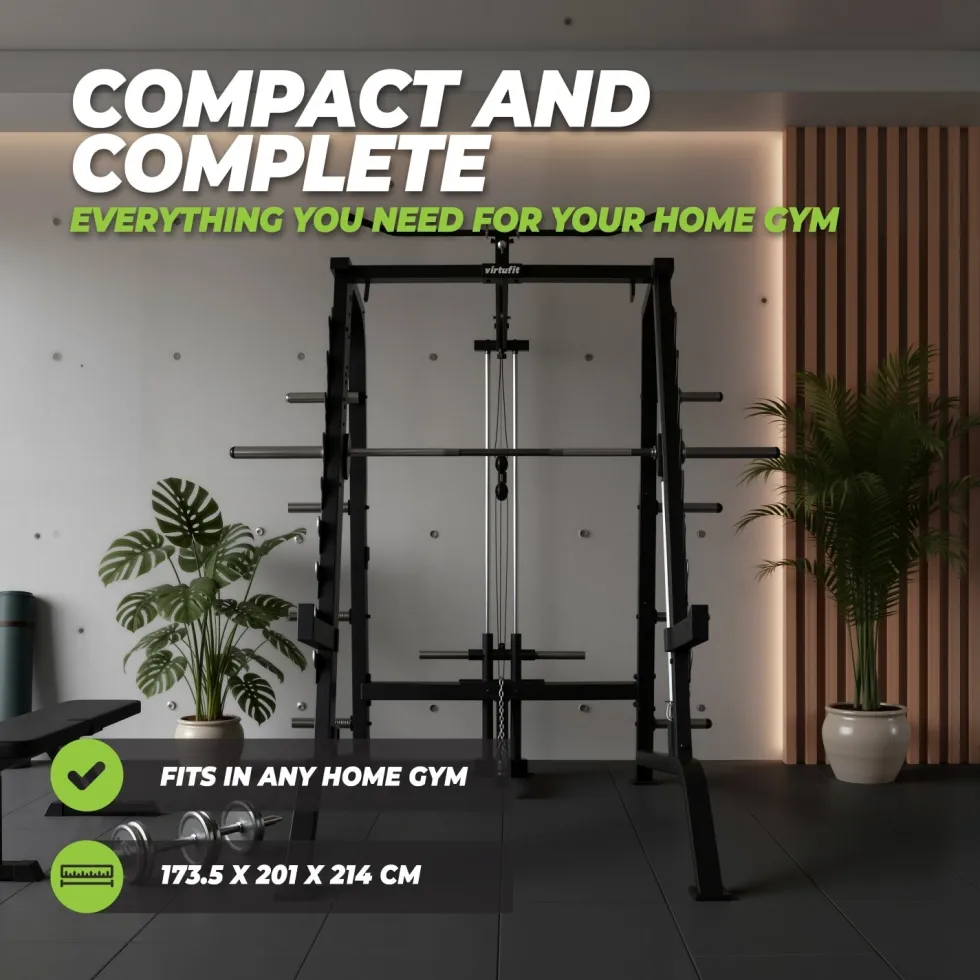VirtuFit SM100 Smith Machine - Inclusief Pulley Station - Krachtstation