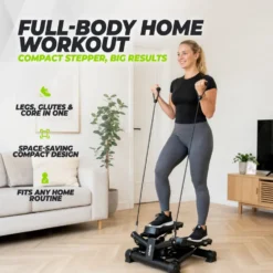 VirtuFit ST100 2-in-1 Side Stepper - met Computer en Weerstandskabels - Tweedekans