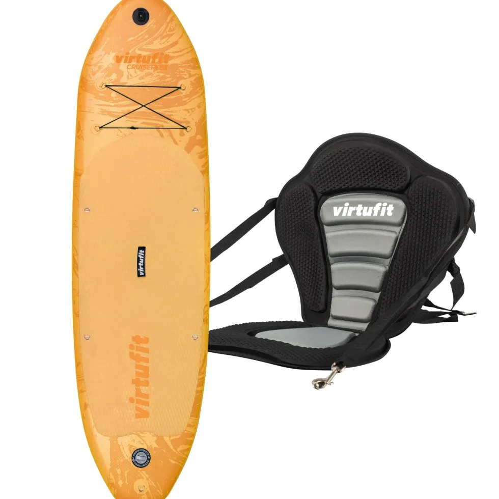VirtuFit Supboard Cruiser 305 - Oranje - Met Kajak zitje, accessoires en draagtas