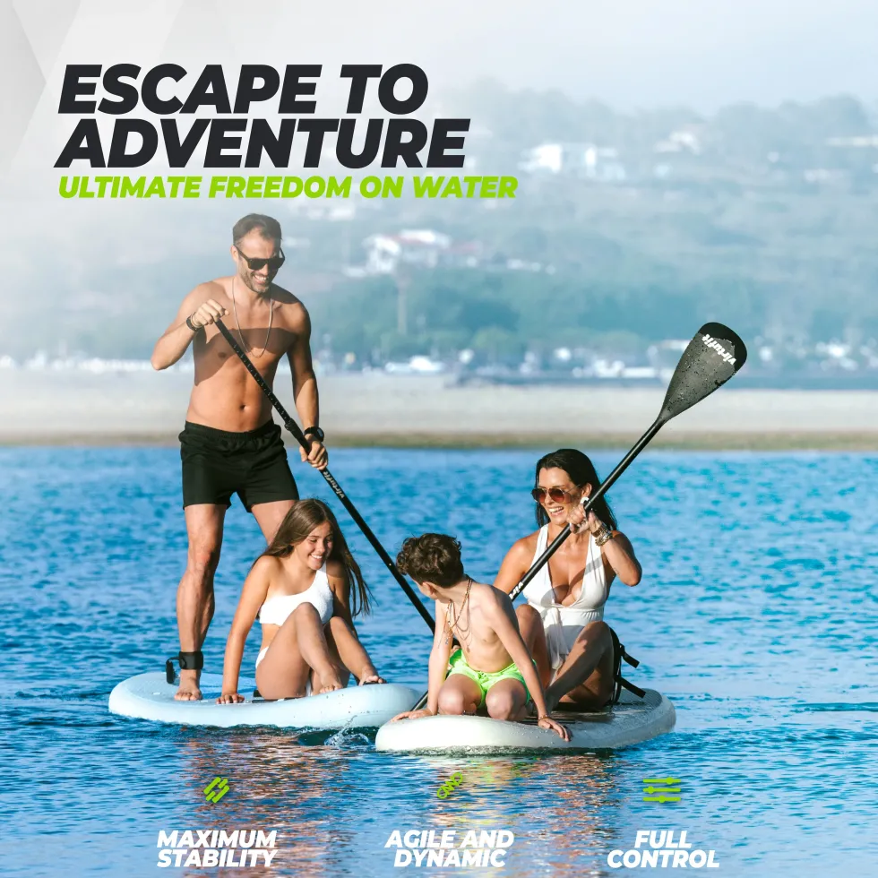 VirtuFit Supboard Cruiser 305 - Turquoise - Met Kajak zitje, accessoires en draagtas